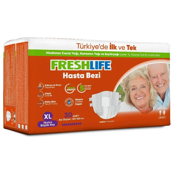 Goodcare Belbantlı Ekstra Büyük Boy XL 30'lu 4 Adet Hasta Bezi - Görsel 9