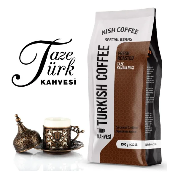 Nish Hünkar Türk Kahvesi 1 kg - Görsel 4