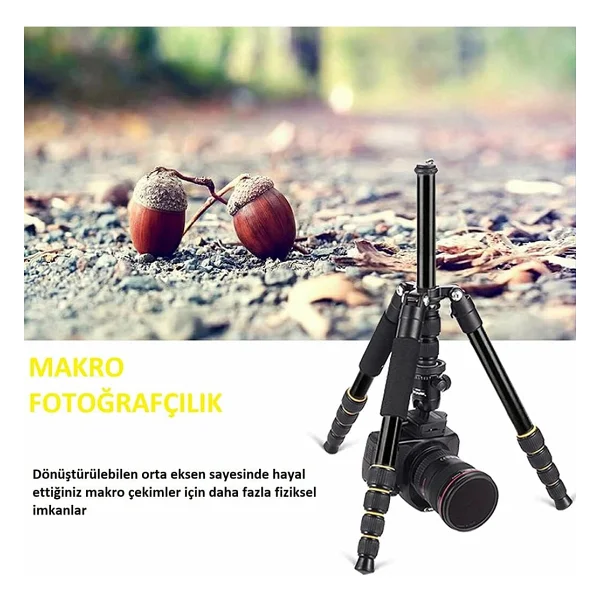 Zomei Q666 Tripod - Görsel 8