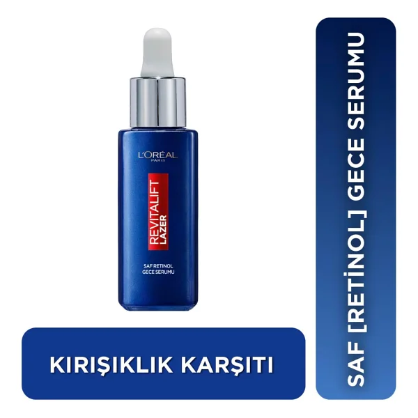L'Oreal Paris Revitalift Lazer Derin Kırışık Karşıtı Gece 30 ml Retinol Serum - Görsel 7