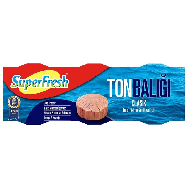SuperFresh Ayçiçek Yağlı Ton Balığı 3x75 gr - Görsel 3
