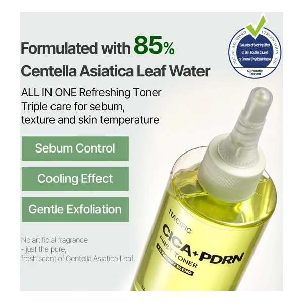 Nacific CICA + PDRN First Bariyer Güçlendirici Nemlendirici 150 ml Tonik - Görsel 2