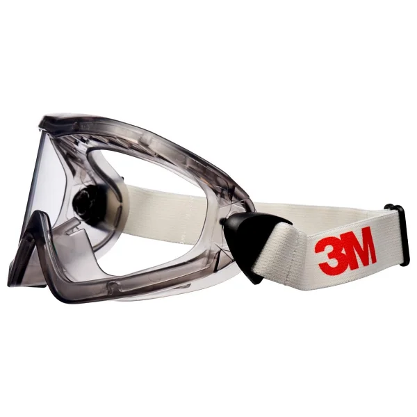 3M 2890 Şeffaf Polikarbon Lensli Ventilli İş Güvenlik Gözlüğü - Görsel 3