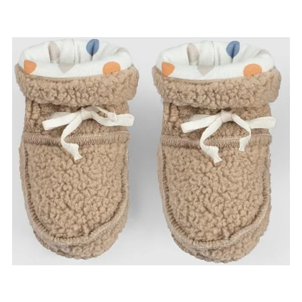 Little Gusto Wellsoft Bej Bebek Patiği - Görsel 4