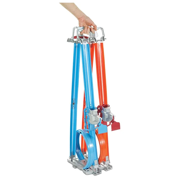 Hot Wheels Çift Çemberde Depar Pist Seti GFH85 - Görsel 4