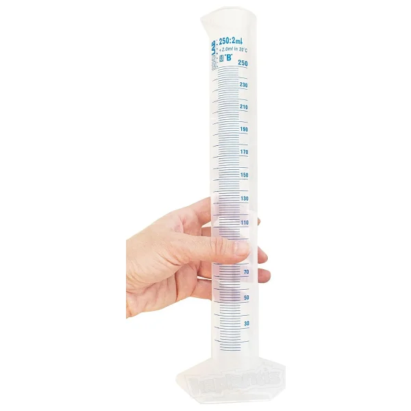 ISOLAB 250ml Plastik Mezür Mavi Skala - Görsel 5