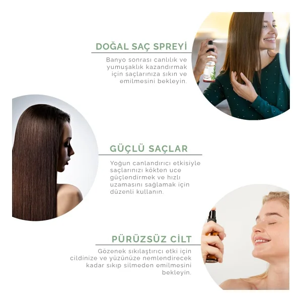 Onka Farma Gül Mayası - Suyu - Hidrosolü Tonik Yağı Alınmamış Doğal İçerik 100 ml - Görsel 4