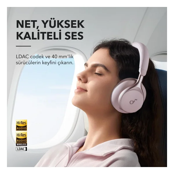 Anker SoundCore Space One ANC Kulak Üstü Bluetooth Kulaklık - Görsel 4
