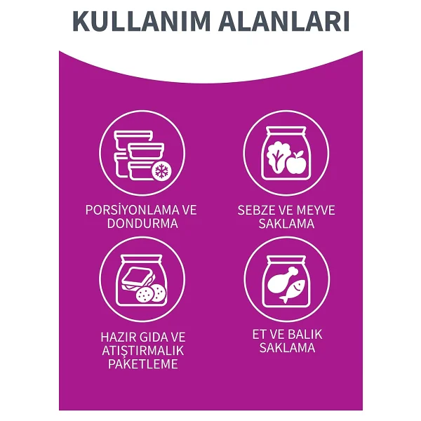 Parex Büyük Boy Buzdolabı Poşeti 4x15'li - Görsel 3