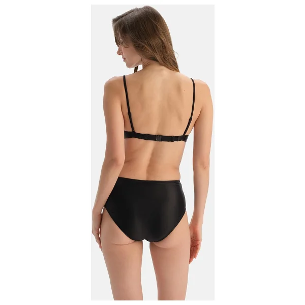 Dagi Tül Detayli Yüksek Bel Bikini Alt Siyah - Görsel 2