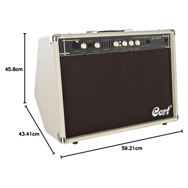 Cort AF60 60 W Akustik Gitar Amfisi - Görsel 3