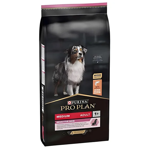 Pro Plan Sensitive Medium Somonlu 10 kg Orta Irk Yetişkin Köpek Maması - Görsel 3