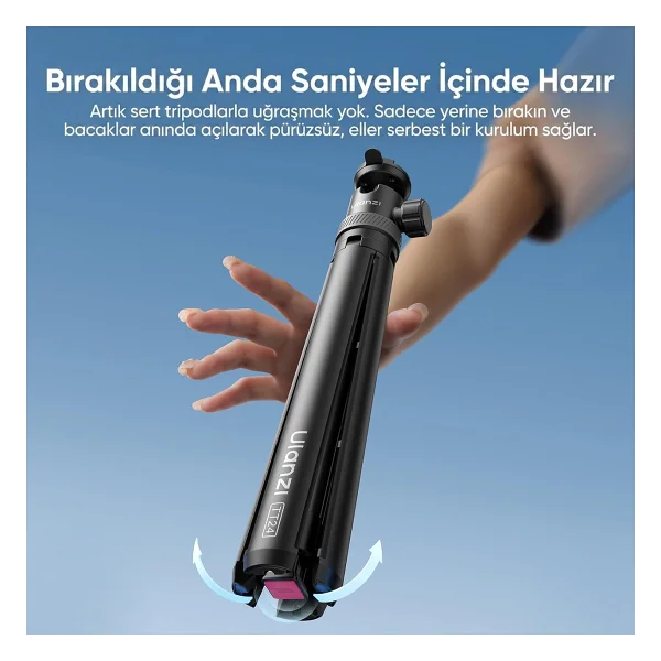 Ulanzi TT24 CKA S044 Selfie Çubuğu - Görsel 4