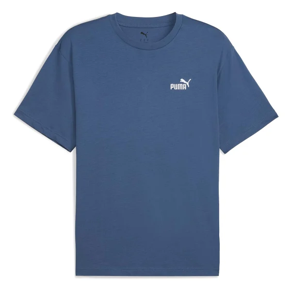 Puma Essentials Relaxed No. 1 Logo 689153-01 Siyah Kısa Kollu Bisiklet Yaka Erkek Tişört - Görsel 8