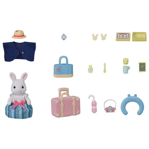 Sylvanian Families Hafta Sonu Seyahat Seti Kar Tavşanı Anne 5641 - Görsel 9