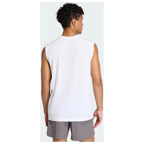 Adidas Workout Esssentials Feelready Sıfır Kol Bisiklet Yaka Erkek Spor Tişört - Görsel 2