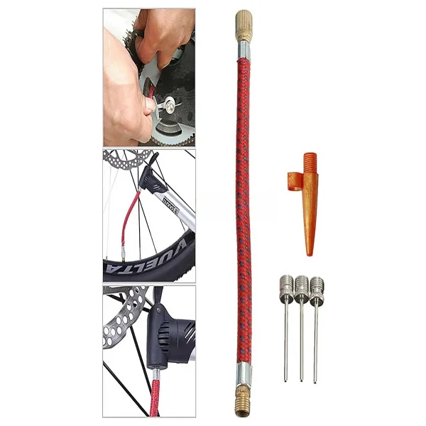 EveFix Pompa Iğne Başlık Seti Top Bisiklet Lastiği Şişirme Iğneleri - Görsel 5