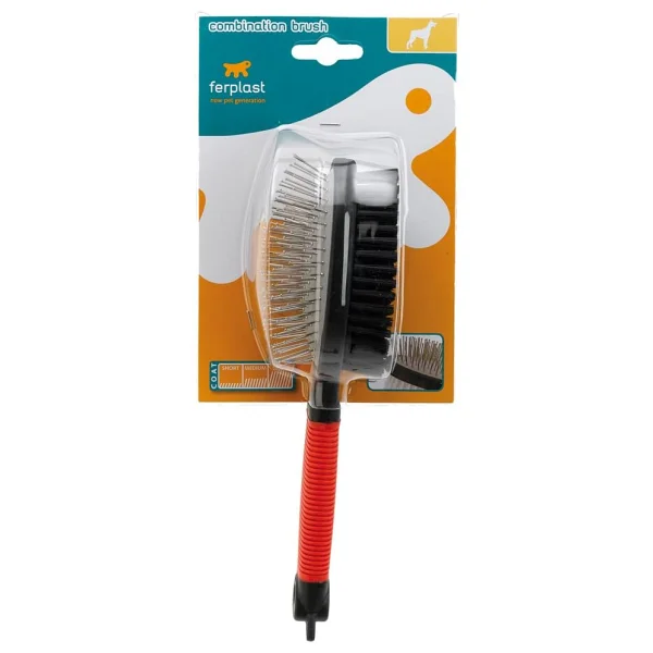 Ferplast Gro 5928 Çift Taraflı Kedi ve Köpek Tarama Fırçası - Görsel 2