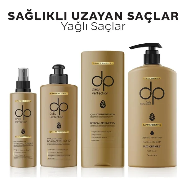 DP Daily Perfection Çam Terebentin Tuzsuz Şampuan 500 ml - Görsel 5
