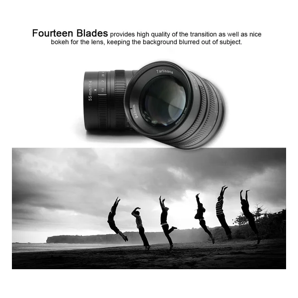 7Artisans MF 55mm f/1.4 Canon Lens - Görsel 6
