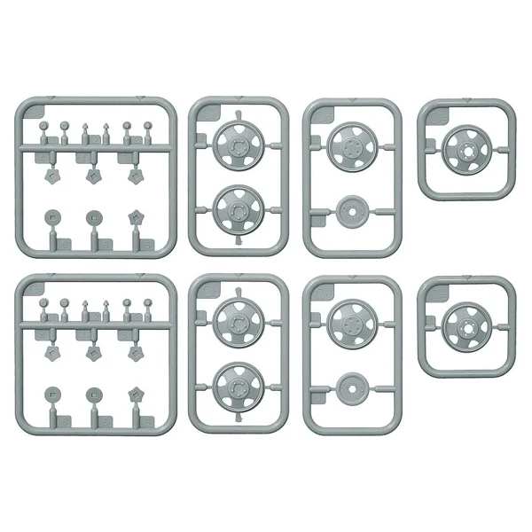 Miniart 35099 - Gaz-AA Family Wheels set - Görsel 5