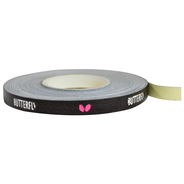 Masa Tenisi/Masa Tenisi Kürekleri için Kauçuk ve Bıçağınızın Kenarlarını Korumak için Kelebek Yan Bant - Renk Siyah/Beyaz/Macenta - Genişlik 6 mm - Rulolar 10m (20 Raket) ve 50 m (100 Raket) - Görsel 5