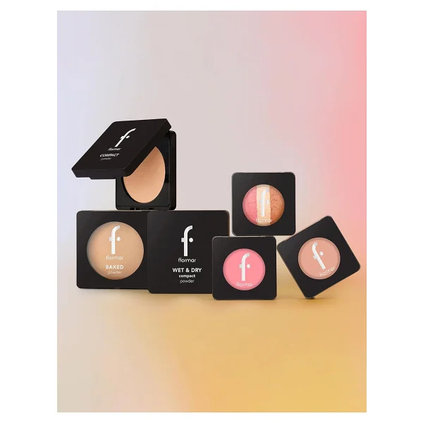 Flormar Yüksek Pigmentli & Yarı Mat Bitişli Fırınlanmış 034 Honey Beige 9 gr Kompakt Pudra - Görsel 6