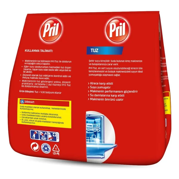 Pril Duo Power Experts Bulaşık Makinesi Tuzu 2 kg - Görsel 3