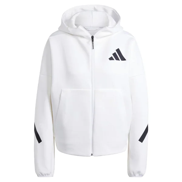 Adidas Z.N.E. JE7848 Kapüşonlu Siyah Kadın Eşofman Üstü - Görsel 10