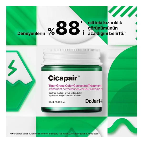 Dr. Jart+ Cicapair Tiger Grass 15 ml Cilt Tonu Eşitleyici Krem - Görsel 6