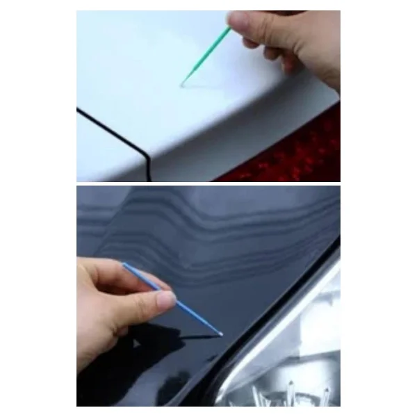 Buffer 100'LÜ Mini Tek Kullanımlık Araba Rötüş Fırçası -ince Uçlu Yumuşak Kıllı Boya Uygulayıcı, Otomotiv Detaylandırma - Görsel 3