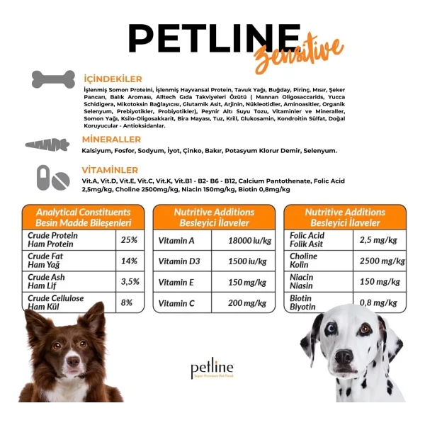 Petline Sensitive Skin & Coat Deri ve Tüy Sağlığı İçin Somonlu Yetişkin Kuru Köpek Maması 12Kg - Görsel 6