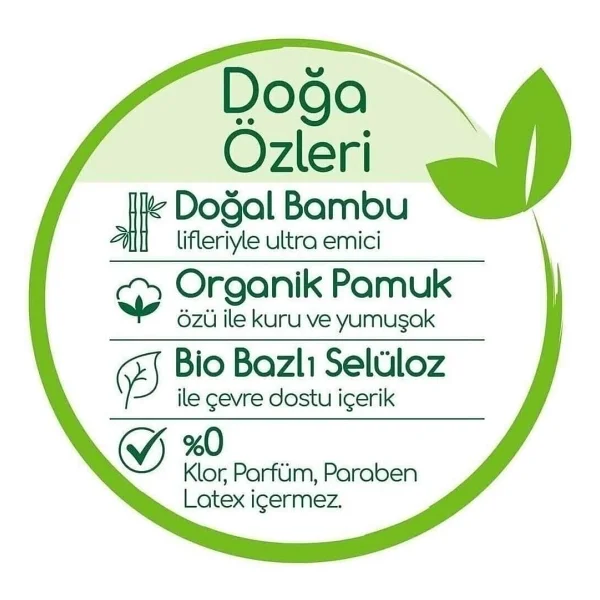Bebem Natural 5 Numara Junior 80'li 3 Adet Bebek Bezi - Görsel 5