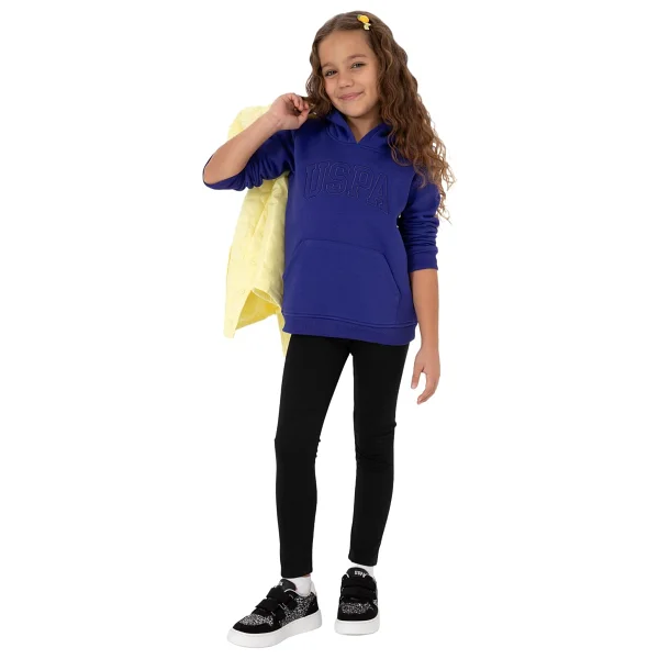 U.S. Polo Assn. Kız Çocuk Siyah Tayt 50316890-VR046 - Görsel 2