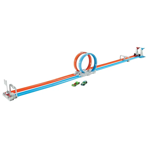 Hot Wheels Çift Çemberde Depar Pist Seti GFH85 - Görsel 6