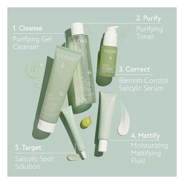 Caudalie Vinopure Akne Karşıtı Salisilik 30 ml Yüz Serumu - Görsel 7