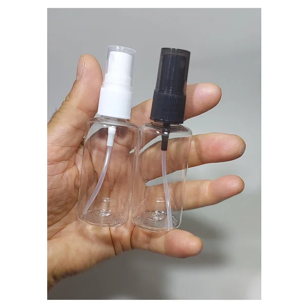 Paradise 10 Adet Boş Şişe Spreyli Kolonya Şişesi Doldurulabilir Cep Plastik Parfüm Şişesi 50 Ml Siyah 869743172103 - Görsel 4