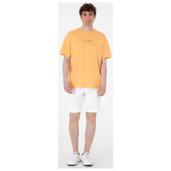 U.S. Polo Assn 50299543 Kısa Kollu Bisiklet Yaka Erkek Oversize Tişört - Görsel 5