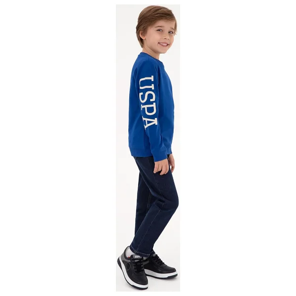 U.S. Polo Assn 50313831-VR212 Mavi Çocuk Sweatshirt - Görsel 2