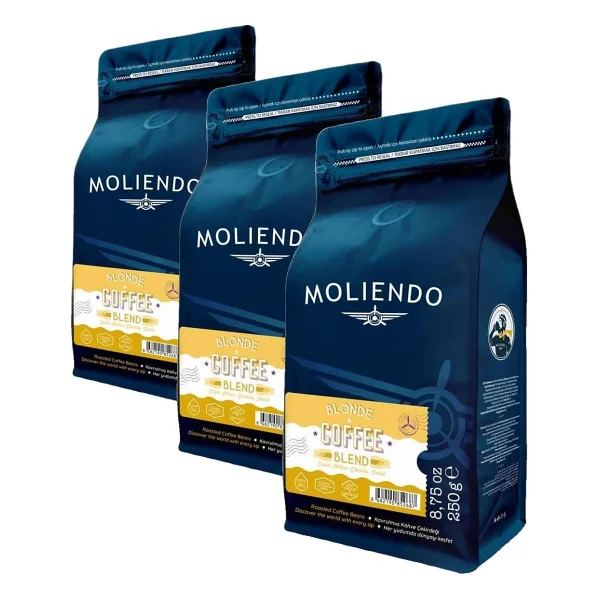 Moliendo Blonde Coffee Blend Çekirdek Kahve 250 gr - Görsel 4