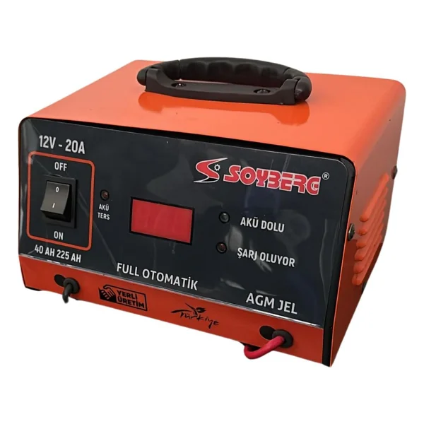 Soyberg S-1220 Otomatik Akü Şarj Cihazı - Görsel 3