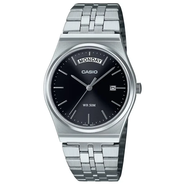 Casio Standart MTP-B146D-2AVDF Gümüş-Mavi Erkek Kol Saati - Görsel 3