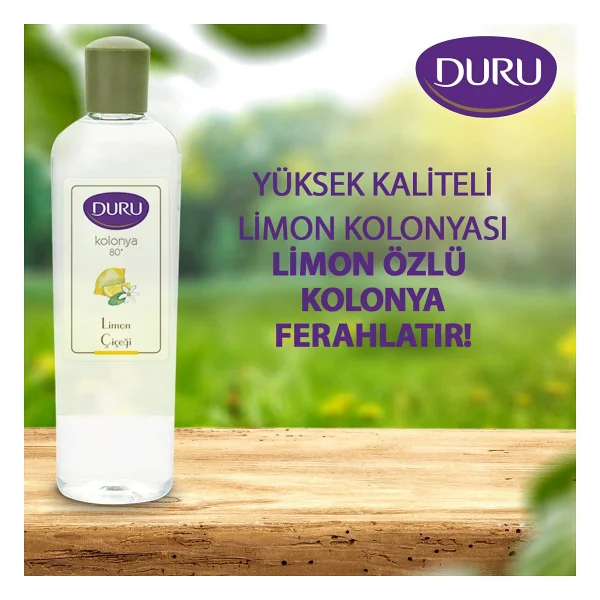 Duru Limon 80 Derece Pet Şişe Kolonya 400 ml - Görsel 4
