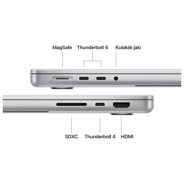 MacBook Pro M5 16 GB 1 TB SSD 14.2" MDE54TU/A Gümüş - Görsel 5