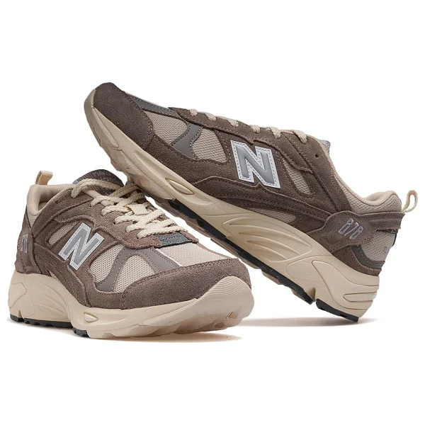 New Balance 878 M878163 Kahverengi-Gri Spor Ayakkabı - Görsel 6