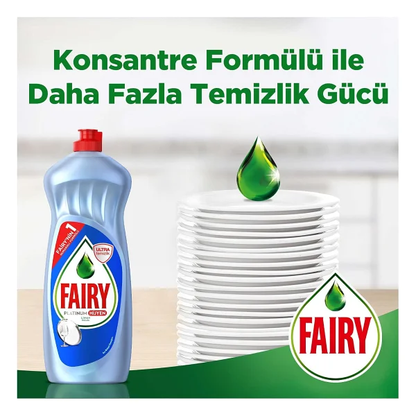 Fairy Platinum Hijyen 1500 ml Sıvı Bulaşık Deterjanı - Görsel 7