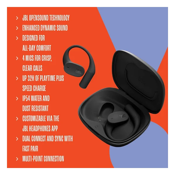 JBL Sense Lite TWS Beyaz Open Ear Bluetooth Kulaklık - Görsel 6