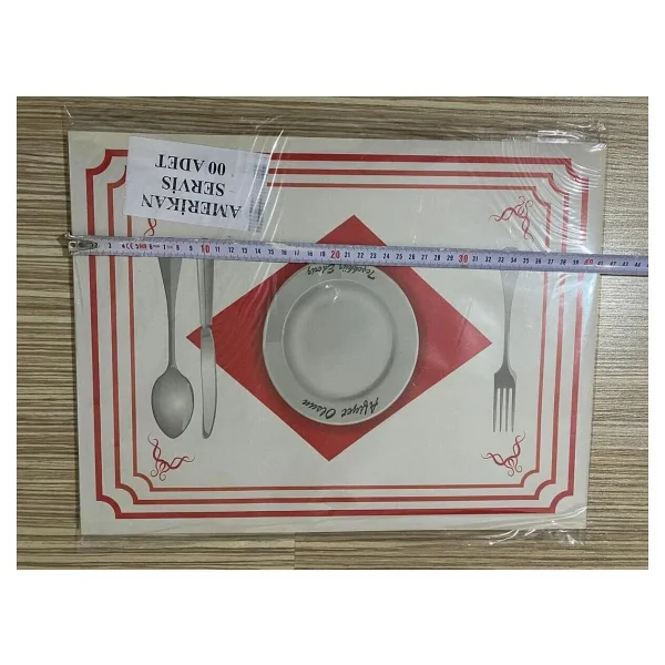 500 Adet Amerikan Servis Kağıdı Sunum Servis Kağıdı Büyük Boy 30x40 cm - Görsel 8