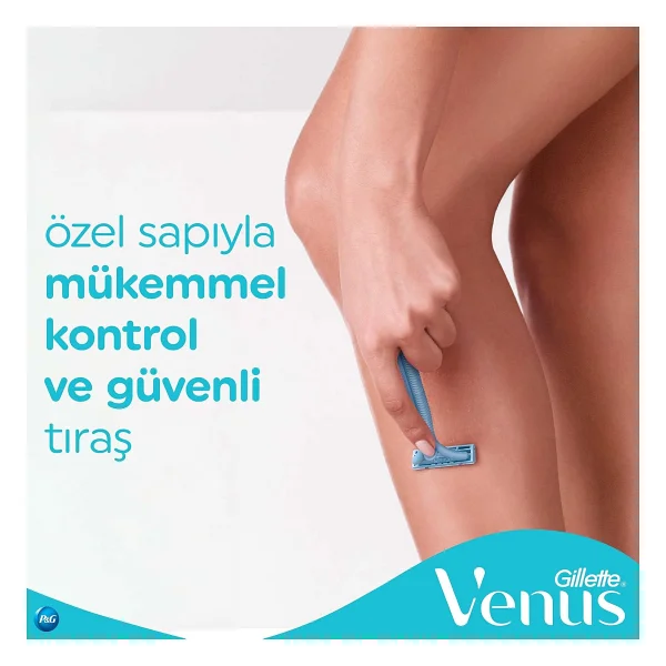 Gillette Venus 2 Simply Kullan At 4'lü Kadın Tıraş Bıçağı - Görsel 5