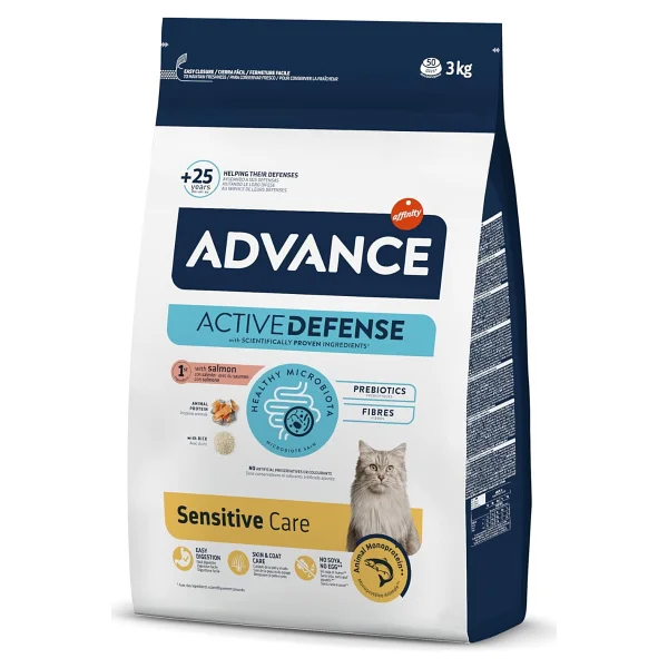 Advance Sensitive Somonlu 3 kg Yetişkin Kedi Maması - Görsel 2
